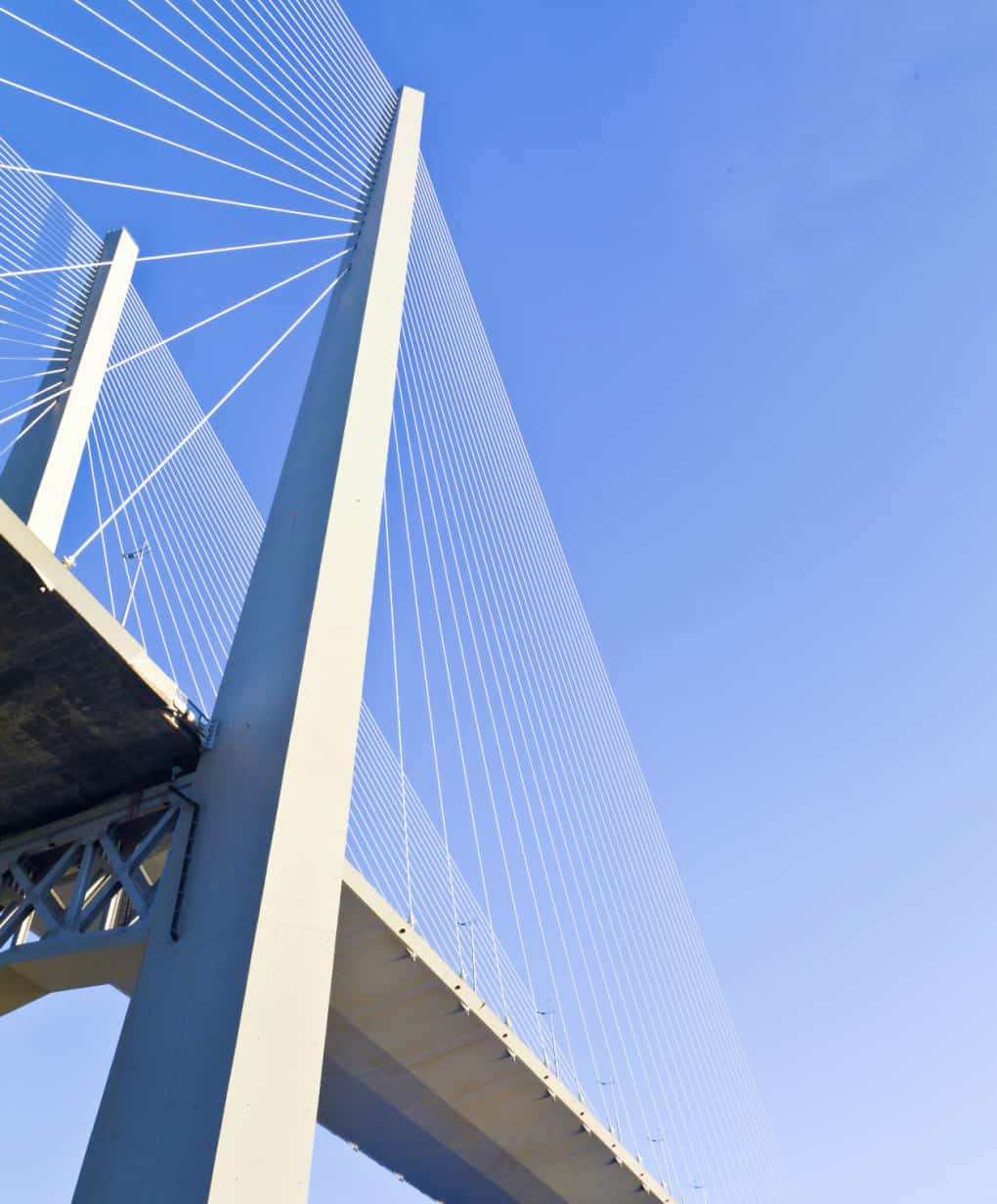 Bridge made of steel